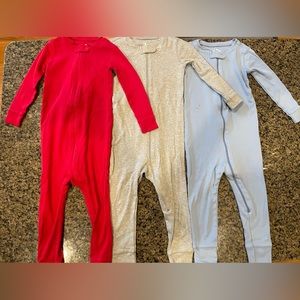 Primary | The Organic Zip Rompers (3) 18-24 months